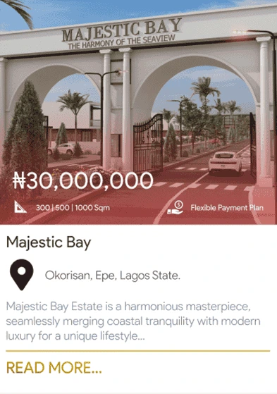 Majestic bay, GranVille, lekki aviation town ibeju-lekki, real estate, epe lagos pinnacle of luxury