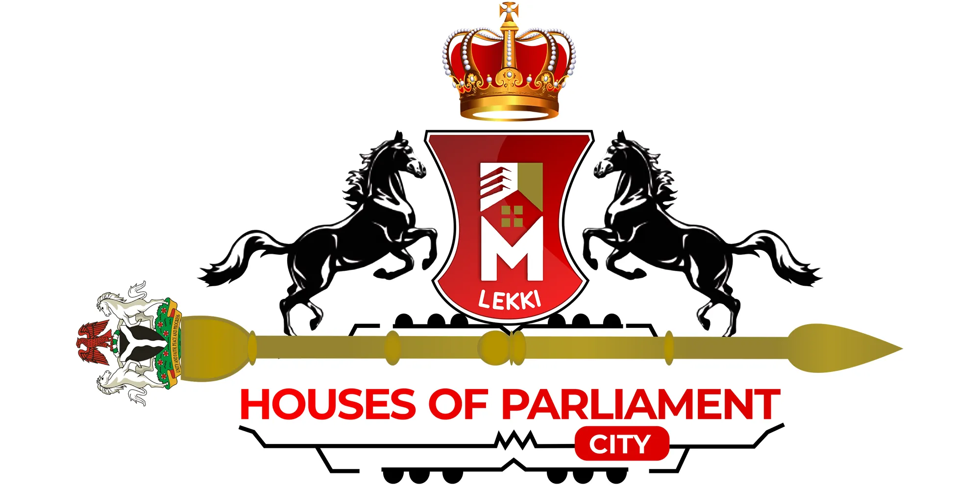 Luxury land and home properties in a serene estate